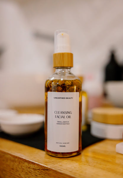 Cleansing facial oil