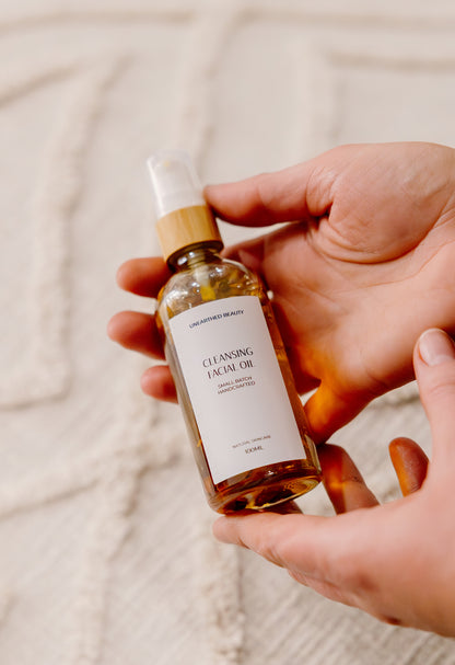 Cleansing facial oil